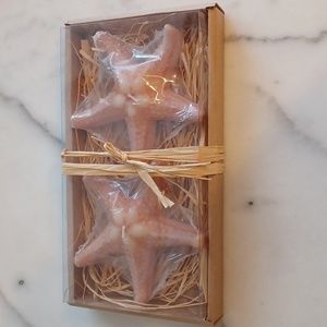 Pottery Barn starfish candles (2)